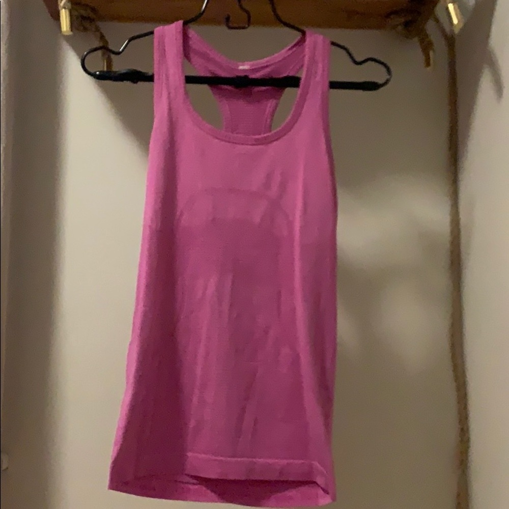 lululemon pink tank top, size 6
